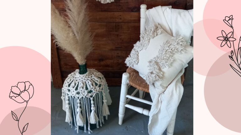 Taller online – Damajuana en macrame