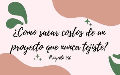 Como sacar costos de un proyecto?