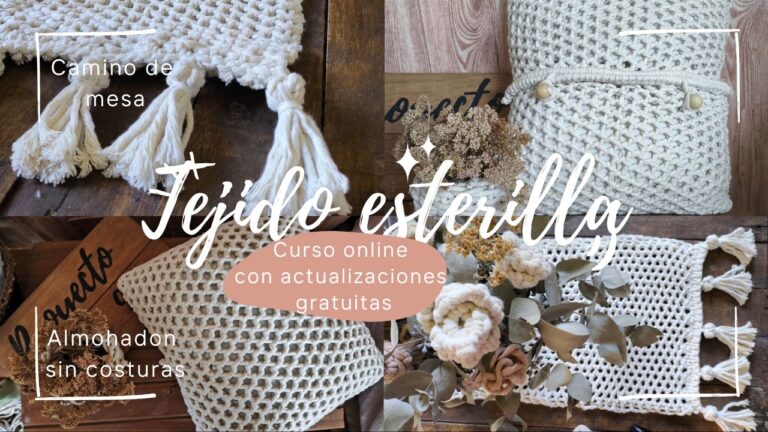 Curso online – tejido esterilla