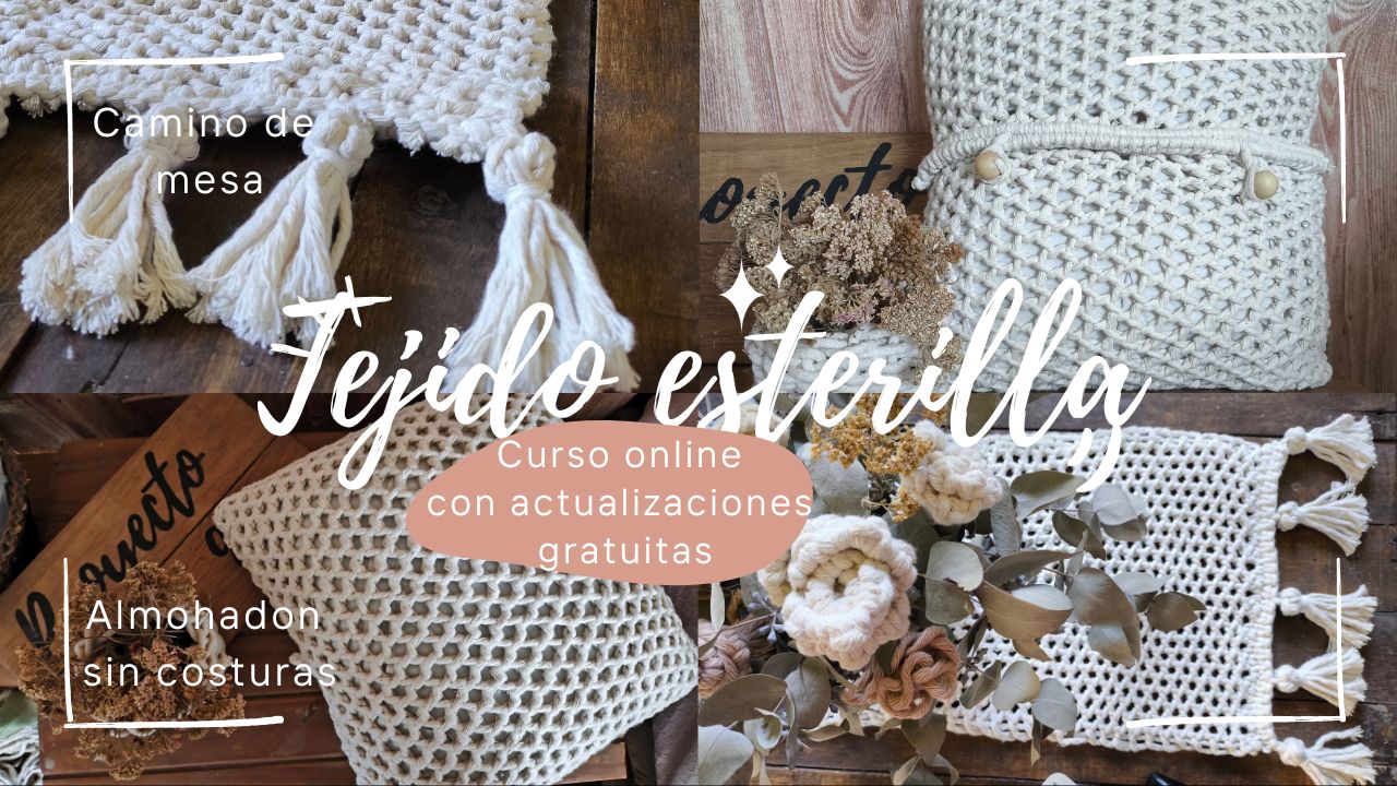 Curso online – tejido esterilla