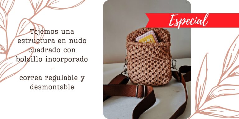 Taller online – Bandolera con bolsillo