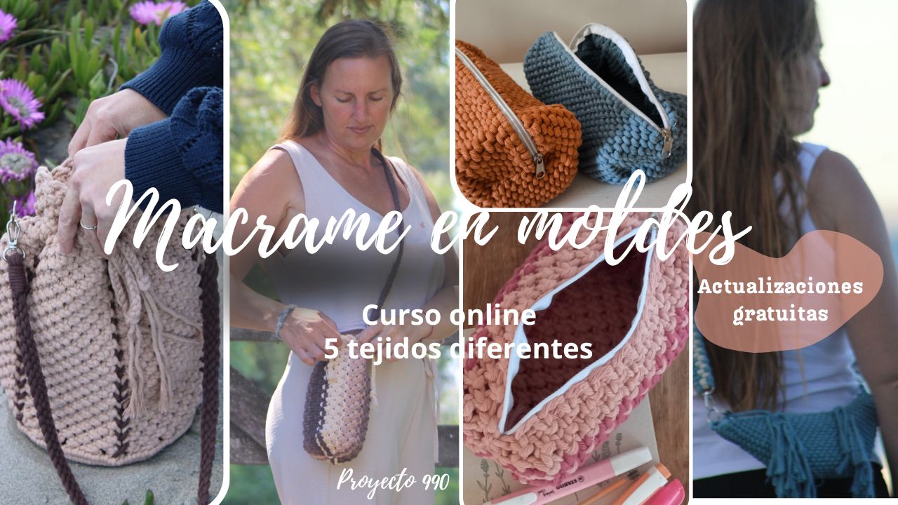Curso macrame en moldes