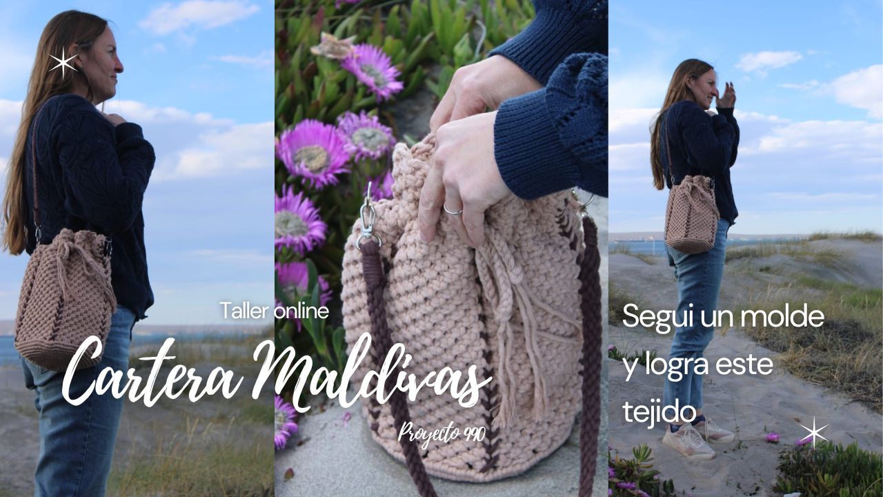 Taller online – Cartera Maldivas