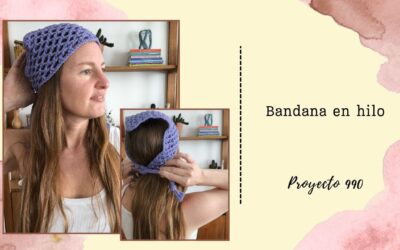 Bandana en macrame