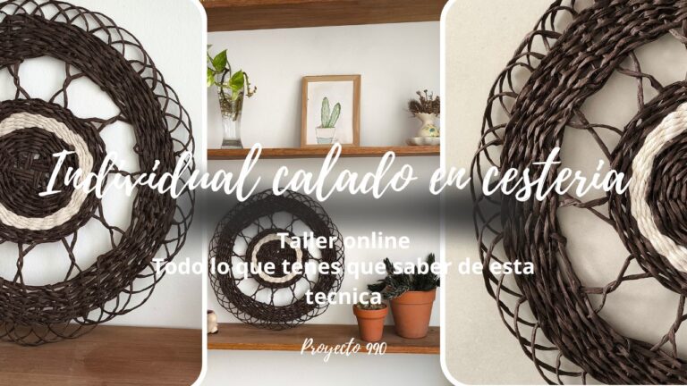 Taller online – individual en cesteria