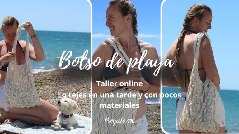 Taller online – bolso de playa
