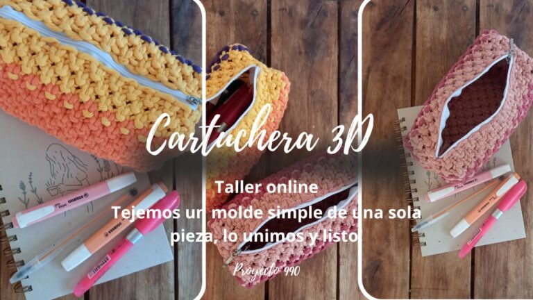 Taller online – cartuchera 3D