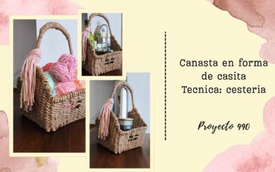 Casita en cesteria