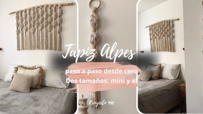 Taller online – tapiz Alpes